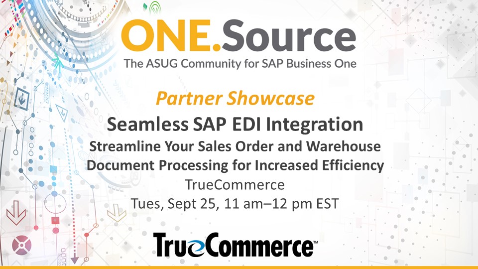 Seamless SAP EDI Integration: Streamline Your Sales Order and Warehouse Document Processing for Increased Efficiency | Webcast Summary